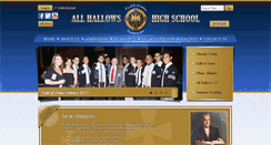 Desktop Screenshot of allhallows.org